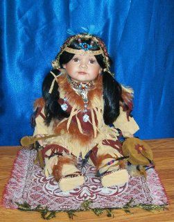 20" Porcelain Doll Native American Indian "Abbey" Toys & Games