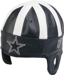 Dallas Cowboys Navy Faux Leather Helmet Hat  Baseball Caps  Sports & Outdoors
