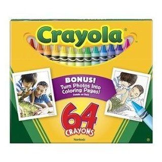 Toy / Game BINNEY & SMITH/CRAYOLA 64 Ct Vibrant classic crayons   Robust color assortment of primary colors Toys & Games