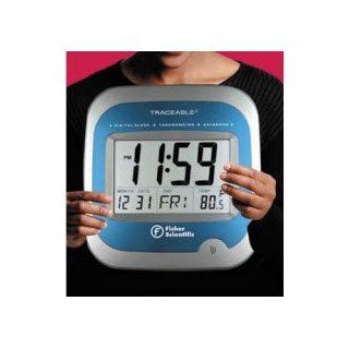 6005167 Thermometer Digital Room w/Clock Ea Fisher Scientific Co.  14 648 5