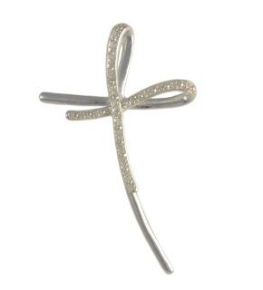 Sterling Silver Cross Pendant (2.3" Long) "Beautifully Handcrafted in Thailand" Jewelry