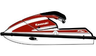 Exotic Signs Kawasaki 650 SX, Glider Graphic Kit   EK0008K650  Personal Watercraft  Sports & Outdoors