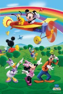 Mickey Mouse & Minnie Mouse Disney Pixar Poster wm677 Drive airplane  Prints  