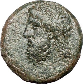 Syracuse in Sicily 344BC Timoleon Time Litra Ancient Greek Coin ZEUS & HORSE 