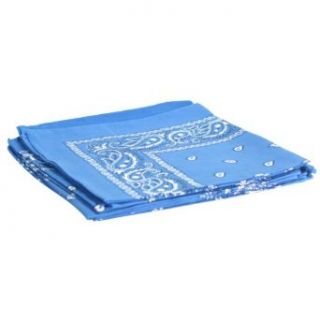 Bandanas by the Dozen (12 units per pack, 100% cotton)   Blue Novelty Bandanas Clothing