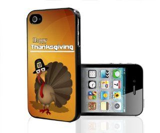 Happy Thanksgiving Gobble Gobble Turkey iPhone 5 i5 Hard Phone Case Cover Cell Phones & Accessories