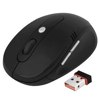 UTR Black 2.4GHZ Wireless Cordless Optical Mouse with DPI Switch Bluetooth USB Nano Receiver (For Laptop & PC Desktop) Computers & Accessories