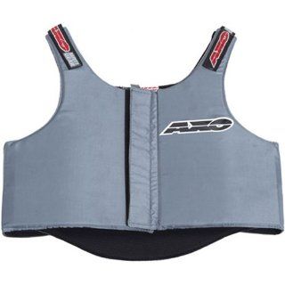 AXO Rodeo Vest Jr. Youth Boys Protective Suit MotoX Motorcycle Body Armor   Gray / Small Automotive
