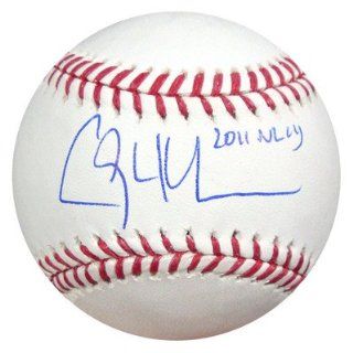 Clayton Kershaw Autographed Baseball w/ 2011 NL CY   Tristar Productions Certified   Autographed Baseballs Sports Collectibles