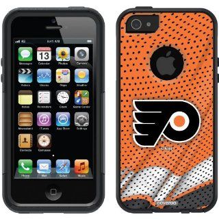 Philadelphia Flyers   Home Jersey design on a Black OtterBox Commuter Series Case for iPhone 5s / 5 Cell Phones & Accessories