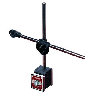 Starrett 657D Magnetic Base Complete Set, With Upright Post Assembly, Swivel Post Snug, and Gauge Holding Rod Indicator Stands