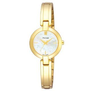 Pulsar Gold tone Bracelet Women's watch #PRS658X at  Women's Watch store.