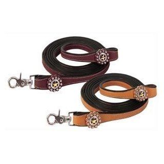 Weaver Leather Texas Star Reins Horse Roper Show Tack