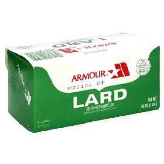 Armour, Lard Carton, 1 Pound (48 Pack)  Lard Wholesale  Grocery & Gourmet Food
