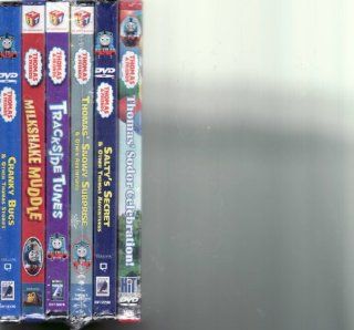 Thomas and Friends 6 Pack DVD Set Sodor Celebration / Salty's Secret / Trackside Tunes / Milkshake Muddle / Cranky Bugs / Snowy Surprise Movies & TV