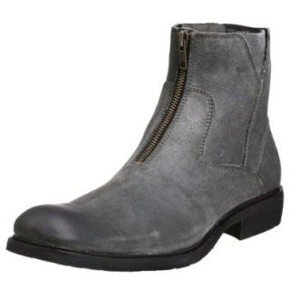 RJ Colt Men's Zachery Waxy Suede Boot,Medium Grey,8 M US Shoes