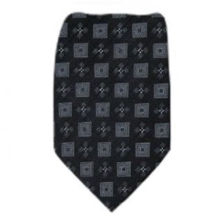 CK 687   Black   Gray   Calvin Klein Mens Silk Necktie at  Mens Clothing store