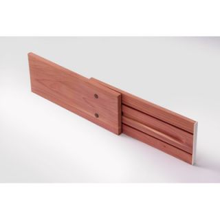 woodlore cedar drawer dividers in natural cedar finish