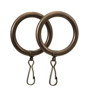 Gatco Marina Shower Curtain Rings in Oil Rubbed Bronze (Set of 2)