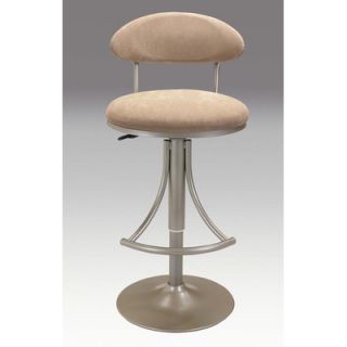 Creative Images International Microfiber Barstool with Gas Lift