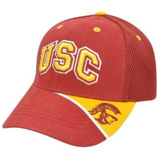 NCAA South California Trojans USC Cali Constructed Velcro Curved Bill Hat Cap  Sports Fan Baseball Caps  Sports & Outdoors