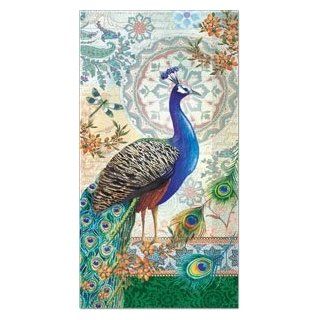 Royal Peacock Guest Towel Set  