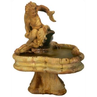 Figurine Cast Stone Vitalius Fountain