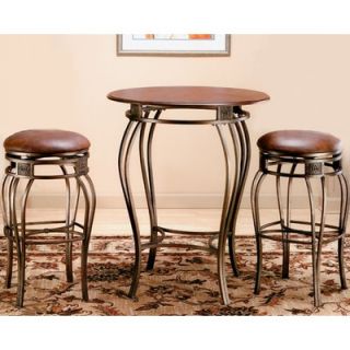 Hillsdale Montello Pub Table with 30 Backless Bar Stools