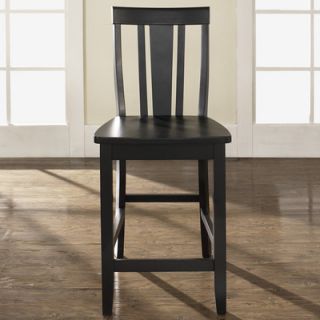 Crosley Shield Back 24 Barstool in Black