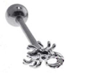 Tongue Ring Scorpion Barbell Body Accentz® Jewelry