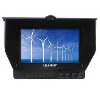 Lilliput 7" 665gl 70np/h/y Hdmi Hd Field Monitor+lp e6 Battery& Charger+hot Shoe+mini Hdmi Cable By Viviteq 