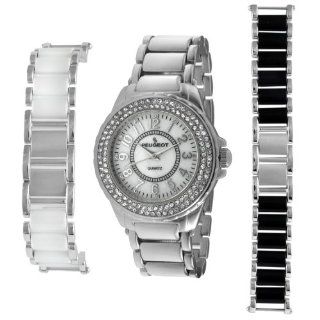 Peugeot Women's 689S Silver tone Interchangeable Bracelet Gift Set Watch at  Women's Watch store.