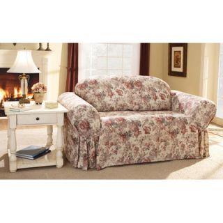 Sure Fit Chloe Floral Sofa Skirted Slipcover