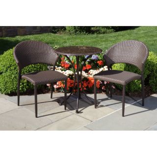 Vento Due All Weather Wicker Bistro Set