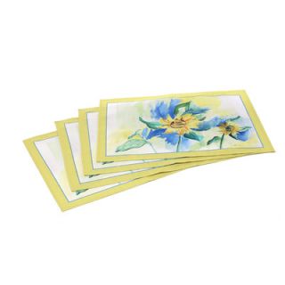 Betsy Drake Interiors Sunflowers Place Mat (Set of 4)