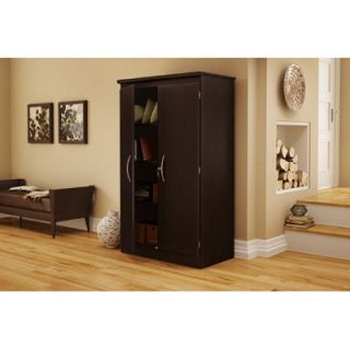 South Shore Morgan Collection Storage Cabinet in Chocolate