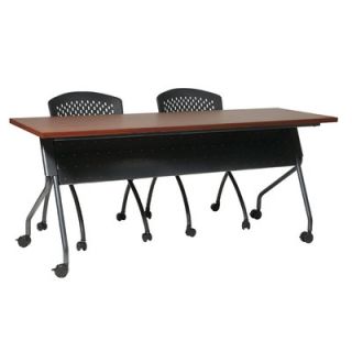OSP Furniture Nesting Training Table with Modesty Panel