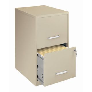 CommClad Home Office 18 Deep 2 Drawer Vertical Smart File Cabinet