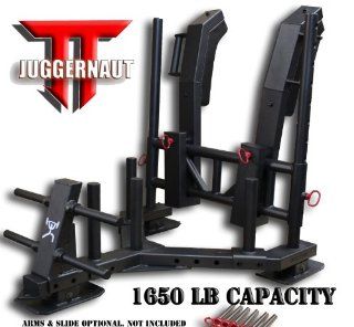 "The JUGGERNAUT" CFF "Pro Series Elite" Heavy Duty Push/Pull Sled w/a 1650 lb Capacity, Adjustable Slide Arm and Football Push   Great for cross training, MMA, Broxing  Exercise Equipment  Sports & Outdoors