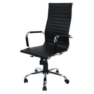 Winport Industries High Back Leather Executive Swivel Office Chair