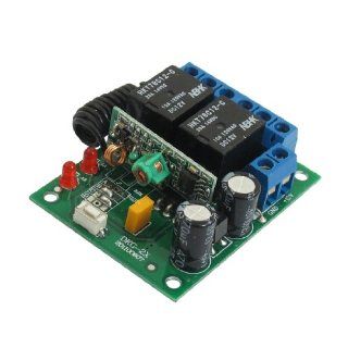 DC 12V 2 Channel Learning Code Wireless RF Remote Control Switch Receiver Module Electronics