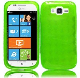 Neon Green TPU Case Cover for Samsung Focus 2 II i667 Cell Phones & Accessories