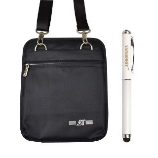 Universal iPad Air and Netbook Bag with Shoulder Strap Fits 7 to 10 Inch Tablets (Black) + VanGoddy Stylus Pen ,White Computers & Accessories