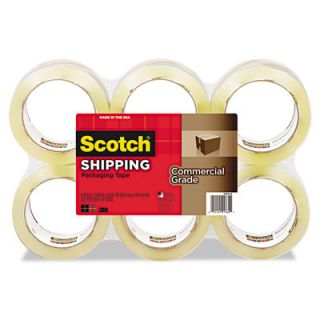 SCOTCH 1.88 x 54.6 Yards Commercial Grade Packaging Tape (Pack of 6)