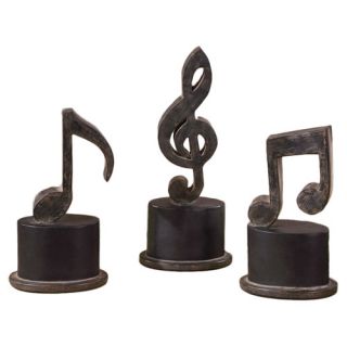 Piece Music Note Sculpture