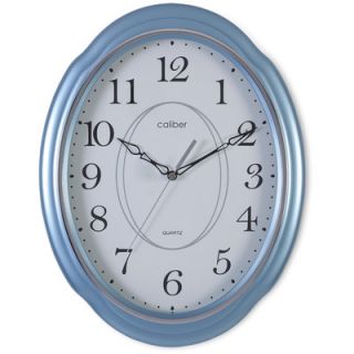 Opal Luxury Time Products Caliber Oval Case Wall Clock in Blue