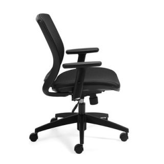 Offices To Go Mid Back Mesh Tilter Chair with Arms