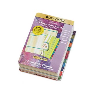 Flavia® Dated Two Page per Day Organizer Refill