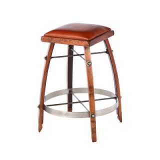 Day Designs, Inc 24 Leather Stave Stool