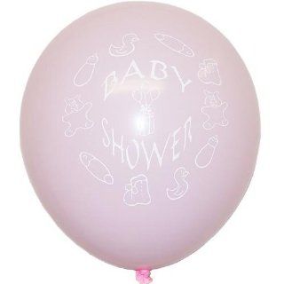12" pink printed balloons   "Baby Shower" Patio, Lawn & Garden